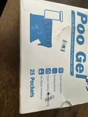 Portable Toilet Powder Poo Gel 25 Pack