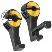 Car Headrest Hooks - Back Seat Hangers, 2-in-1 Auto Backseat Holder Hook with...