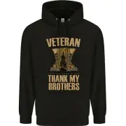 Veteran Boots British Army Marines Paras Childrens Kids Hoodie