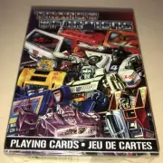 Transformers Playing Card Set hasbro retro g1 art cards Optimus Prime Megatron