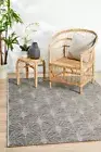 ABBY RUG Charcoal Outdoor Indoor Modern Floor Rug Large Carpet Mat *FREE POST*