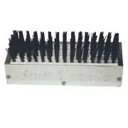Chrome Aluminum Boot Caddie With Black Brush