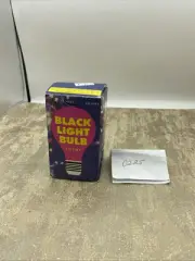 Vintage 1970’s Black Light Bulb 75 Watt, NIB