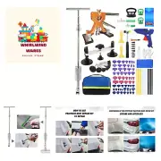 112PCS Dent Puller Kit,Body Repair Dent Removal Tools，Paintless Dent Removal ...
