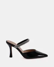 Shelly Shen Mika/Black Patent Womens Heels 09
