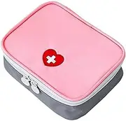 iMapo Portable Mini First Aid Kit, Empty Travel Medicine Bag, Small Medical Organizer Storage Pouch, Pill Drug Package Container for Outdoor Activities Sports Camping Hiking Emergency (Bag Only)