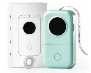 Label Maker Machine with Tape, Bluetooth Thermal Mini Printer Green Phomeo D30