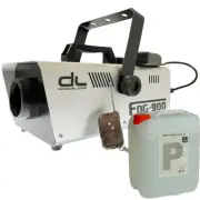 DL 900w Fog Smoke Machine with Wired and Wireless Remote Control w 5L Liquid