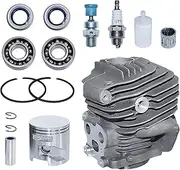 51mm Cylinder Piston Kit Fit for K750 K760 for Husqvarna for Partner K750 K760 Cutoff Concrete Saw Replace 506 38 61-71 Chainsaw Parts