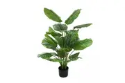 110cm Potted Faux Calathea Plant Artificial Flower Greenery Decor