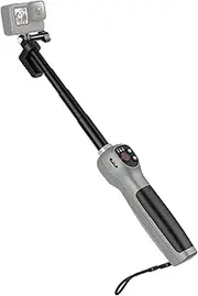 FLEXMAN Sports Camera Underwater Selfie Stick with Remote Control, 9.9~33 Stretchable 30M Water Proof Depth Aluminum Alloy Diving Extension Stick for Hero 12/11/10