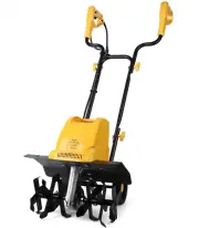 Garden Rototiller 17-Inch 15-Amp Corded Electric Tiller/Cultivator, Adjustable W