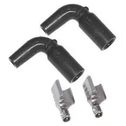 MSD Spark Plug Boots And Terminals - 90 Degree, 4 Pack, MSD3303