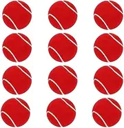 12 Pc Tennis Balls Training Tennis Ball Pet Dog Playing Balls Standard Pressure Ball Practice Tennis Balls Red