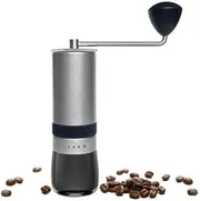 Hand Coffee Grinder, Hand Coffee Grinder Machine, Stainless Steel Hand Coffee Grinder Machine with 7-Corner, Adjustable Household Equipment for Press Coffee Drip Coffee Espresso Turkish Coffee