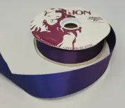 VTG Lion Offray Navy Blue Acetate Craft Ribbon 1-3/8" x 100 YDS Roll No. 9
