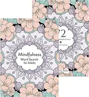 Mindfulness Word Search - Travel Word Puzzles - Portable Entertainment Games, Brain Exercise Activities for Adults Seniors Teens