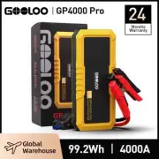 GOOLOO 4000A Start Power Bank 26800mAh Jump Starter Car Booster External Battery