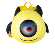LED Display Travel Backpack Hard Shell Glowing eyes Intelligent Backpack