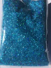 Solvent Resistant IRREGULAR shape Glitter(Ocean Blue) Nail Art Face Crafts 1tsp