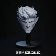 Nightcrawler X-Men '97 custom head for Marvel Legends and other action figures