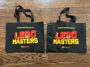 Official Lego Masters 16 x 11 x 5 Nylon Gift Carry Bag Tote
