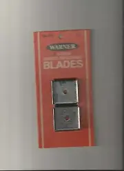Vintage (New old stock) Warner Scraper Replacement Blades 1 3/4"