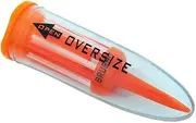Brush T Pack of 3 Oversized (2.4") Golf Tees - Low Friction, More Distance, Consistent Height