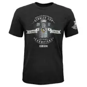NHL Pittsburgh Penguins Youth Outerstuff Vintage CCM Stanley Cup Champions, B...