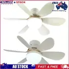 Indoor Ceiling Fan with Light Remote Control White Ceiling Fan 3 Color Dimmable