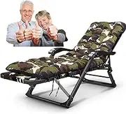 Zero Gravity Lounge Chair, Zero Gravity Lawn Chair Folding Reclining Patio Lounge Chair with Removable Cushion Backrest Adjustable Level 15 Recliner for Poolside Backyard Beach Outdoor Camping (B with