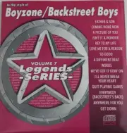 LEGENDS KARAOKE CD+G DISC BACKSTREET BOYS & BOYZONE #7 CD MUSIC 1990S ,