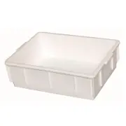 award white storage crate 13l