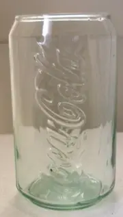 Coca Cola Coke Ltd Edition Collectable Clear Glass - Can Shape 12oz Brand New
