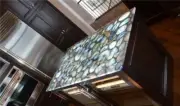 Blue Agate Geode Counter Kitchen Slab Top, Handmade Modern Slab Top Home Decors