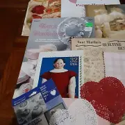 Valentine Day Ephemera Vintage Junk Journal Crafts Doilies Ideals Aunt Martha D