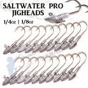 Bullet Jig Heads 1/4oz 1/8oz Fishing Lures Soft Plastics for Gulp Bream Bass