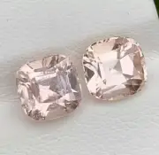 4.75Cts Faceted Cushion Shape Imperial Topaz Pieces