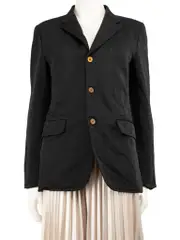 Black Button Down Blazer
