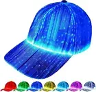 LED Hat Light Up Baseball Cap - USB Rechargeable Glow in the Dark Party