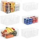 Freezer Organizer Bins, Wire Freezer Baskets for Upright Freezer, Pantry Storage