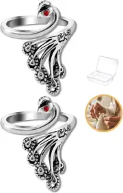 Crochet Ring for Fingure Adjustable Crochet Tension Ring Yarn Tension Rings Easy