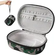 Clip 5 Case, Hard Travel Protective Case for JBL Clip 5 Portable Mini Bluetooth Speaker Cover Case with Carabiner&Strap (Camouflage)