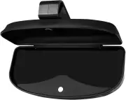 MOSISO Car Visor Sunglasses Case, Universal Automotive ABS Eyeglasses Holder Protective Box Clip Eyewear Hard Shell Storage Organizer with Magnetic Closure