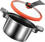 Luxshiny Kitchen Soup Pot Micro-pressure Cooker Cooking Tool Stew Pot Kitchen Gadget Pressure Cooker