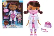 Disney Junior Doc McStuffins Wash Your Hands Doll With Mask and Accessories Play