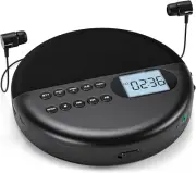 Gueray CD Player Portable with Bluetooth CD Player with Speakers Rechargeable 15
