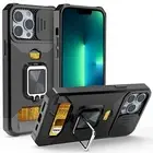 Heavy Duty Rugged Case with Magnetic Ring Kickstand for Apple iPhone 13 pro max
