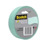 Scotch® Expressions Masking Tape 3437-P1-ESF, Mint Mosaic