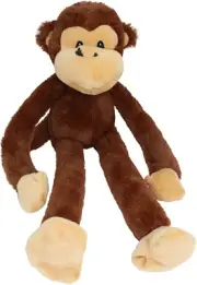 Swingin Safari Monkey 22-Inch Large Plush Dog Toy with Extra Long Arms and Legs